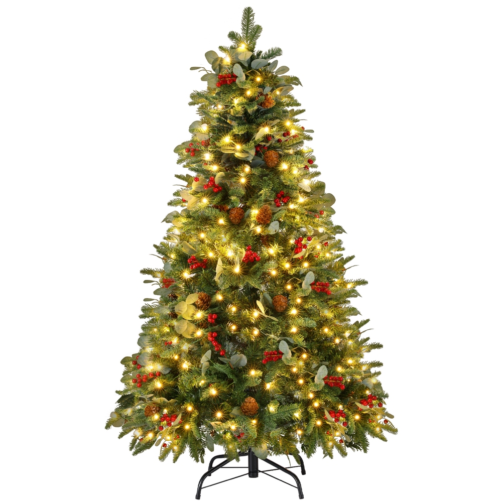 XM-TR-WELL-5FT-LED-202508061628-00 Jingle Jollys Christmas Tree 1.5m 160 LED Xmas Tree Party Decorations 355 Tips - Image 1